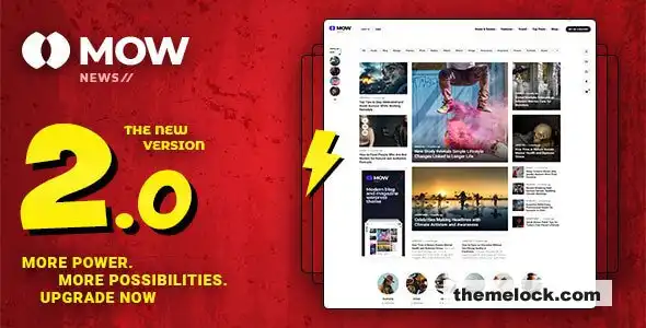 Mow v2.1.3 全面评测：一款功能丰富的现代出版商博客和杂志 WordPress 主题