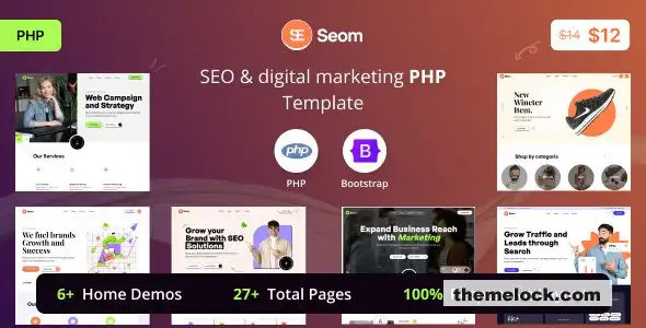对 Seom 的全面评估：面向现代 Web 解决方案的终极 SEO 和数字营销 PHP 模板