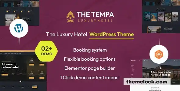 Tempa v1.0：终极豪华酒店 WordPress 主题——全面评测与性能分析