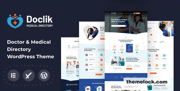 Doclik v1.0.1 医疗诊所目录 WordPress 主题全面评测（支持 RTL 语言）功能及性能分析