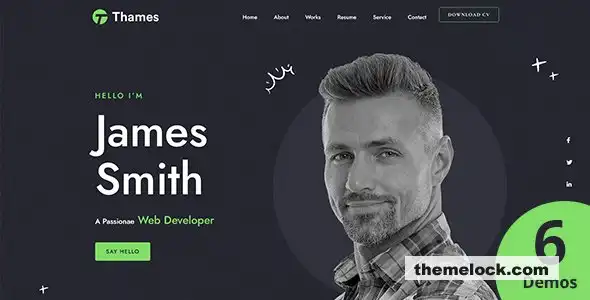 Thames v10个人作品集WordPress主题功能、性能和自定义选项的全面评测