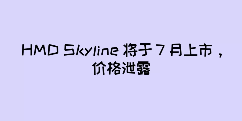 HMD Skyline 将于 7 月上市，价格泄露